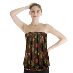 Thanksgiving Turkey  Strapless Top by Valentinaart