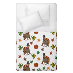 Thanksgiving Turkey  Duvet Cover (single Size) by Valentinaart