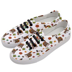 Thanksgiving Turkey  Women s Classic Low Top Sneakers by Valentinaart