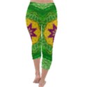 Feathers In The Sunshine Mandala Capri Winter Leggings  View4