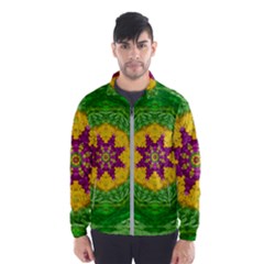 Feathers In The Sunshine Mandala Wind Breaker (men) by pepitasart