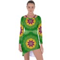 Feathers In The Sunshine Mandala Asymmetric Cut-Out Shift Dress View1