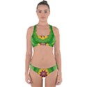 Feathers In The Sunshine Mandala Cross Back Hipster Bikini Set View1