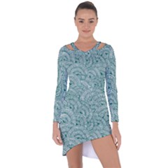 Design Art Wesley Fontes Asymmetric Cut-out Shift Dress by wesleystores