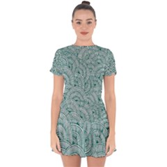 Design Art Wesley Fontes Drop Hem Mini Chiffon Dress