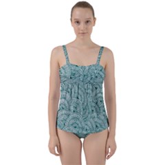 Design Art Wesley Fontes Twist Front Tankini Set