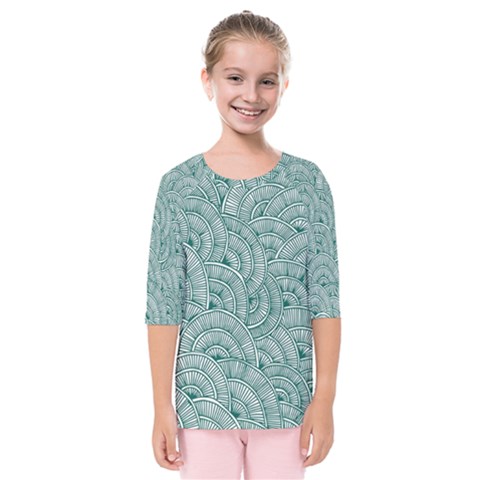 Design Art Wesley Fontes Kids  Quarter Sleeve Raglan Tee by wesleystores