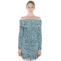 Design Art Wesley Fontes Long Sleeve Off Shoulder Dress