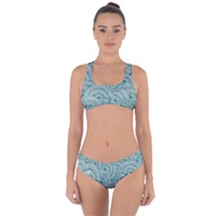 Design Art Wesley Fontes Criss Cross Bikini Set by wesleystores