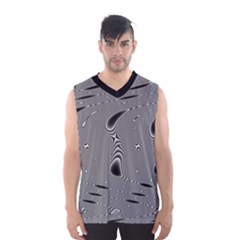 Black Men s Basketball Tank Top