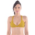 Fishes Talking About Love And   Yellow Stuff Plunge Bikini Top View1