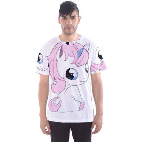 Baby Unicorn Men s Sports Mesh Tee by Valentinaart