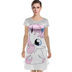 Baby Unicorn Cap Sleeve Nightdress by Valentinaart