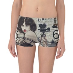 Vintage Cinema Boyleg Bikini Bottoms by Valentinaart