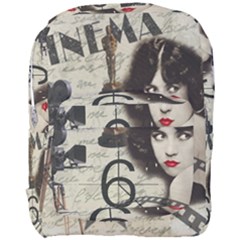 Vintage Cinema Full Print Backpack by Valentinaart