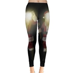 Santa Killer Leggings  by Valentinaart