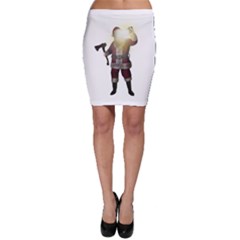 Santa Killer Bodycon Skirt by Valentinaart