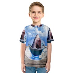 Cup Of Tea Kids  Sport Mesh Tee