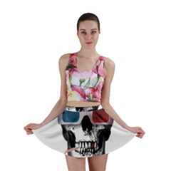 Cinema Skull Mini Skirt by Valentinaart