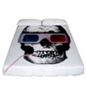 Cinema Skull Fitted Sheet (California King Size) View1