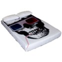 Cinema Skull Fitted Sheet (California King Size) View2