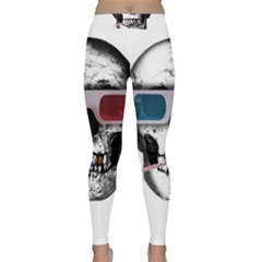 Cinema Skull Classic Yoga Leggings by Valentinaart