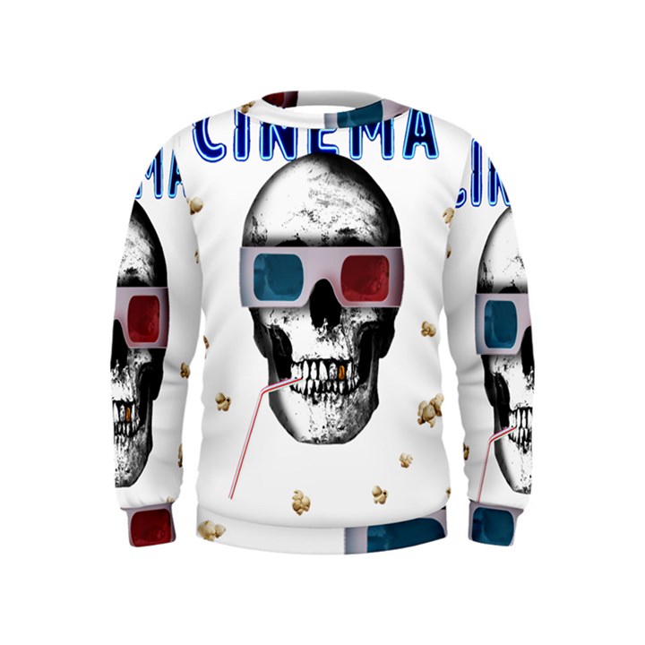 Cinema Skull Kids  Sweatshirt