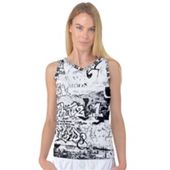 Graffiti Women s Basketball Tank Top by Valentinaart