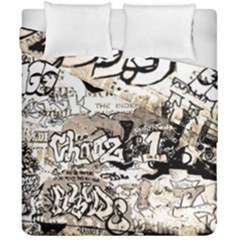 Graffiti Duvet Cover Double Side (california King Size)