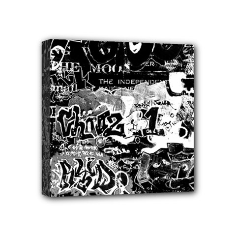 Graffiti Mini Canvas 4  X 4  by Valentinaart