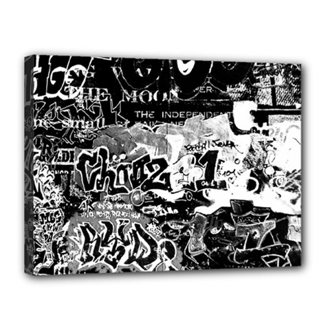 Graffiti Canvas 16  X 12  by Valentinaart