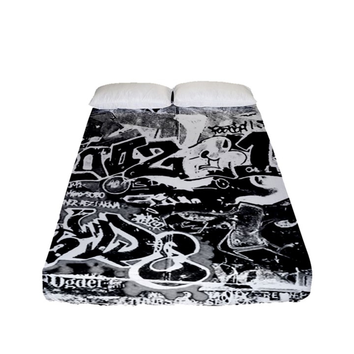 Graffiti Fitted Sheet (Full/ Double Size)