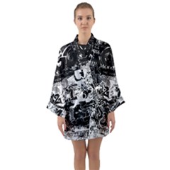 Graffiti Long Sleeve Kimono Robe by Valentinaart