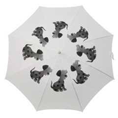 Dalmatian Inspired Silhouette Straight Umbrellas by InspiredShadows