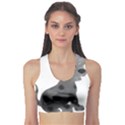 Dalmatian Inspired Silhouette Sports Bra View1