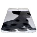 Dalmatian Inspired Silhouette Fitted Sheet (King Size) View1