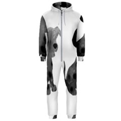 Dalmatian Inspired Silhouette Hooded Jumpsuit (men) 