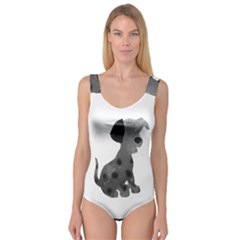 Dalmatian Inspired Silhouette Princess Tank Leotard  by InspiredShadows