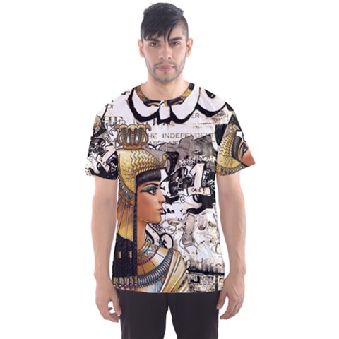 Cleopatra Men s Sports Mesh Tee by Valentinaart