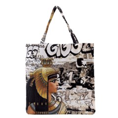 Cleopatra Grocery Tote Bag by Valentinaart