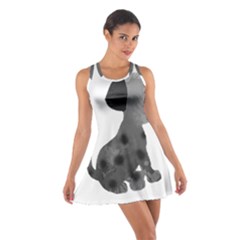 Dalmatian Inspired Silhouette Cotton Racerback Dress by InspiredShadows