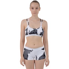 Dalmatian Inspired Silhouette Women s Sports Set by InspiredShadows