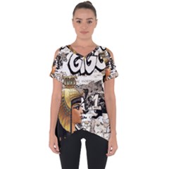 Cleopatra Cut Out Side Drop Tee