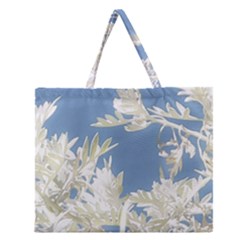 Nature Pattern Zipper Large Tote Bag by dflcprintsclothing