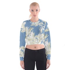 Nature Pattern Cropped Sweatshirt by dflcprintsclothing