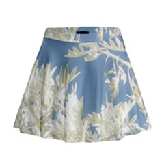 Nature Pattern Mini Flare Skirt