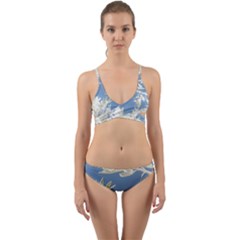 Nature Pattern Wrap Around Bikini Set by dflcprintsclothing