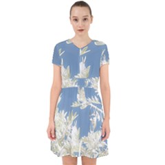 Nature Pattern Adorable In Chiffon Dress