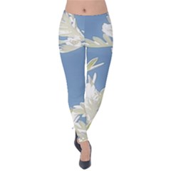 Nature Pattern Velvet Leggings