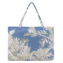 Nature Pattern Zipper Medium Tote Bag